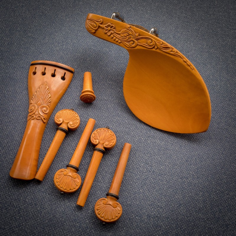Set Accesorii Vioara Boxwood Sculptate
