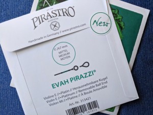 Corzi Vioara Pirastro Evah Pirazzi Mi Platina